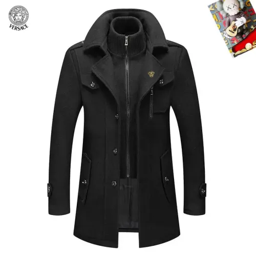 Versace Coats Long Sleeved For Men #1395504 $80.00 USD, Wholesale Replica Versace Coats