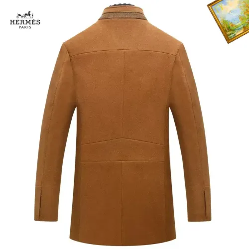Replica Hermes Coats Long Sleeved For Men #1395525 $88.00 USD for Wholesale
