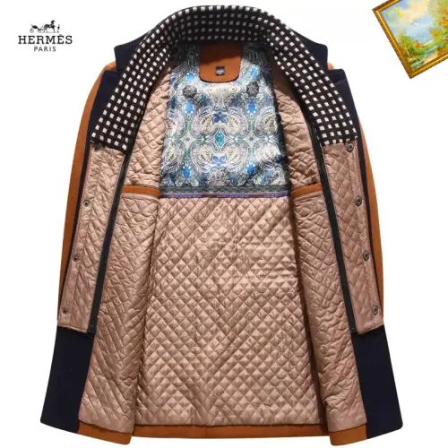 Replica Hermes Coats Long Sleeved For Men #1395525 $88.00 USD for Wholesale