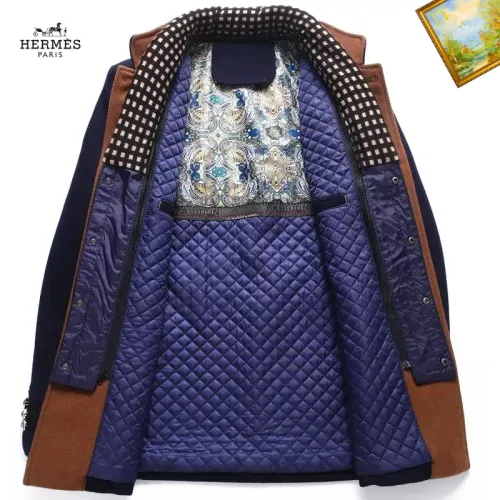 Replica Hermes Coats Long Sleeved For Men #1395526 $88.00 USD for Wholesale