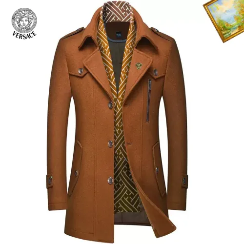 Versace Coats Long Sleeved For Men #1395533 $88.00 USD, Wholesale Replica Versace Coats