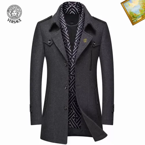 Versace Coats Long Sleeved For Men #1395536 $88.00 USD, Wholesale Replica Versace Coats