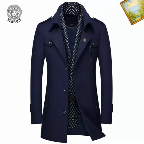 Versace Coats Long Sleeved For Men #1395537 $88.00 USD, Wholesale Replica Versace Coats