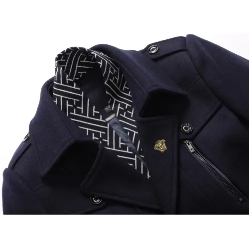 Replica Versace Coats Long Sleeved For Men #1395537 $88.00 USD for Wholesale