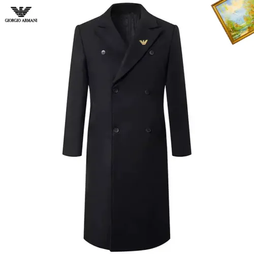 Armani Coats Long Sleeved For Men #1395551 $88.00 USD, Wholesale Replica Armani Coats