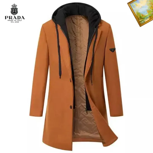 Prada Coats Long Sleeved For Men #1395554 $88.00 USD, Wholesale Replica Prada Coats