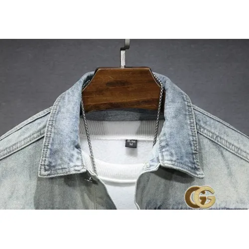 Replica Gucci Jackets Long Sleeved For Men #1395582 $60.00 USD for Wholesale