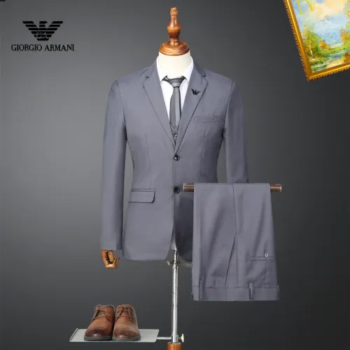 Armani Tracksuits Long Sleeved For Men #1395677 $92.00 USD, Wholesale Replica Armani Tracksuits