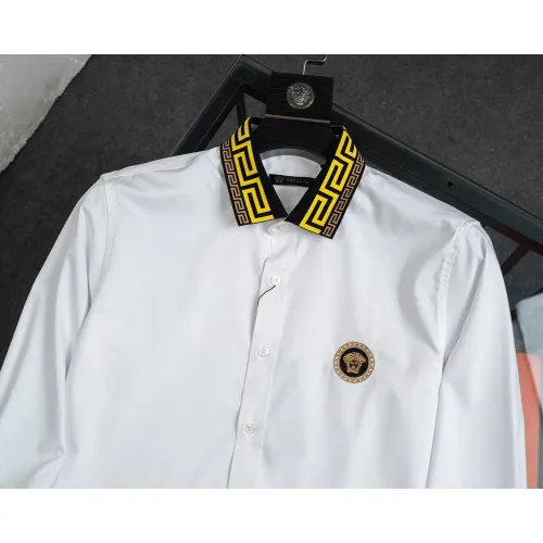 Replica Versace Shirts Long Sleeved For Men #1395841 $40.00 USD for Wholesale
