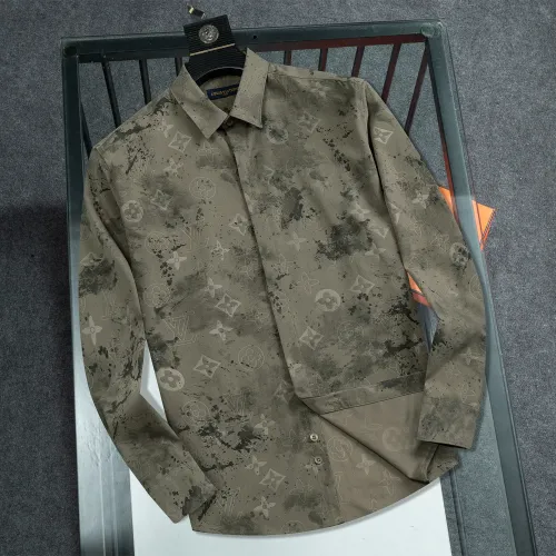 Louis Vuitton LV Shirts Long Sleeved For Men #1395856 $45.00 USD, Wholesale Replica Louis Vuitton LV Shirts