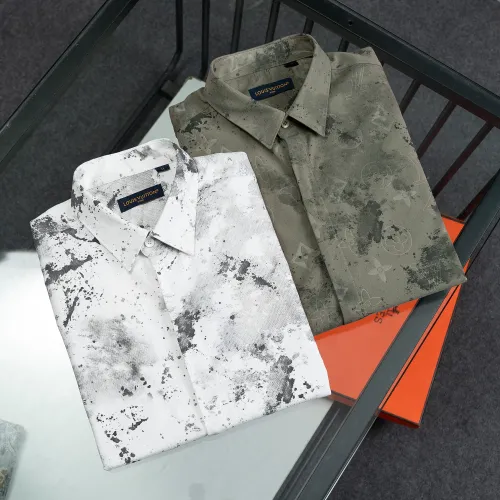 Replica Louis Vuitton LV Shirts Long Sleeved For Men #1395856 $45.00 USD for Wholesale