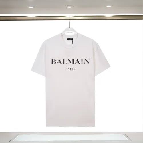 Balmain T-Shirts Short Sleeved For Unisex #1395885 $32.00 USD, Wholesale Replica Balmain T-Shirts
