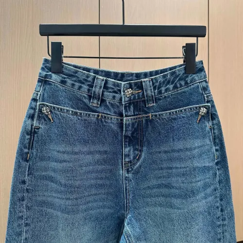 Replica Chrome Hearts Jeans For Women #1395965 $96.00 USD for Wholesale