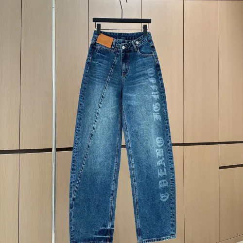 Replica Chrome Hearts Jeans For Women #1395966 $80.00 USD for Wholesale