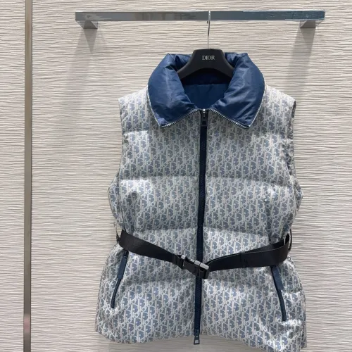 Christian Dior Down Feather Coat Sleeveless For Women #1395970 $108.00 USD, Wholesale Replica Christian Dior Down Feather Coat