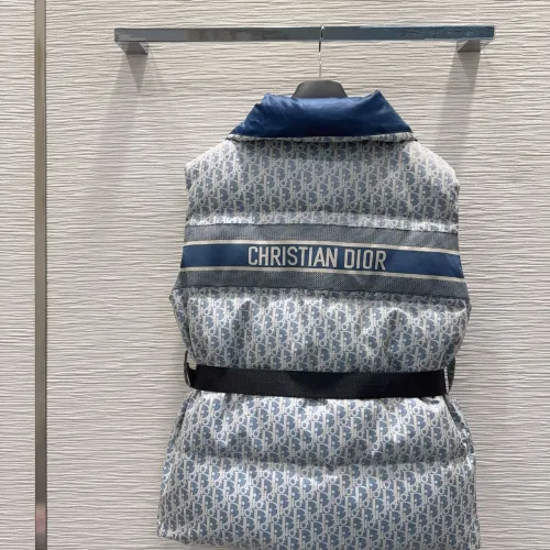 Replica Christian Dior Down Feather Coat Sleeveless For Women #1395970 $108.00 USD for Wholesale