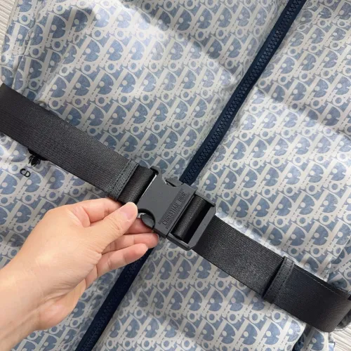 Replica Christian Dior Down Feather Coat Sleeveless For Women #1395970 $108.00 USD for Wholesale