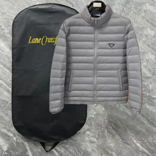 Prada Down Feather Coat Long Sleeved For Men #1396000 $190.00 USD, Wholesale Replica Prada Down Feather Coat