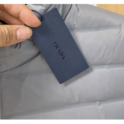 Replica Prada Down Feather Coat Long Sleeved For Men #1396000 $190.00 USD for Wholesale