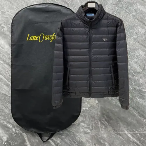 Prada Down Feather Coat Long Sleeved For Men #1396001 $190.00 USD, Wholesale Replica Prada Down Feather Coat