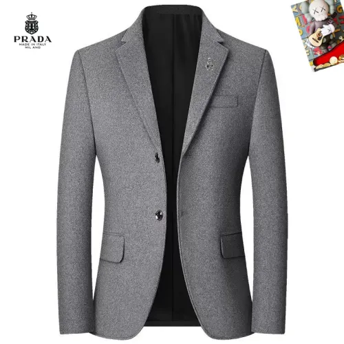 Prada Jackets Long Sleeved For Men #1396063 $68.00 USD, Wholesale Replica Prada Jackets