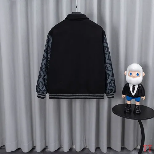 Replica Fendi Jackets Long Sleeved For Men #1396221 $85.00 USD for Wholesale