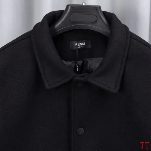 Replica Fendi Jackets Long Sleeved For Men #1396221 $85.00 USD for Wholesale