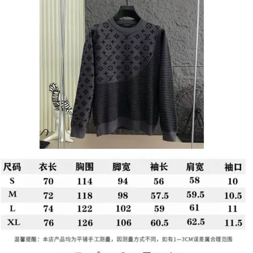 Replica Louis Vuitton LV Sweaters Long Sleeved For Unisex #1396268 $60.00 USD for Wholesale