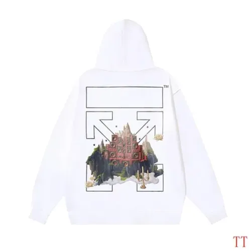 Off-White Hoodies Long Sleeved For Unisex #1396287 $52.00 USD, Wholesale Replica Off-White Hoodies