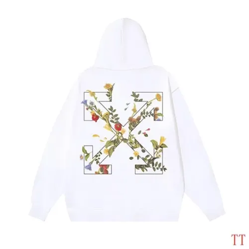 Off-White Hoodies Long Sleeved For Unisex #1396293 $52.00 USD, Wholesale Replica Off-White Hoodies