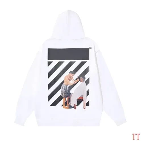 Off-White Hoodies Long Sleeved For Unisex #1396295 $52.00 USD, Wholesale Replica Off-White Hoodies