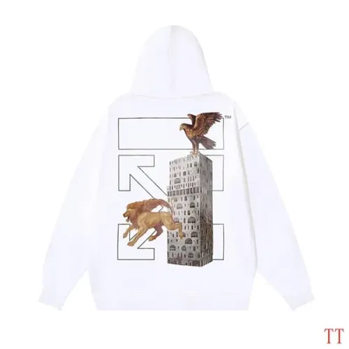 Off-White Hoodies Long Sleeved For Unisex #1396297 $52.00 USD, Wholesale Replica Off-White Hoodies