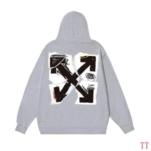 Off-White Hoodies Long Sleeved For Unisex #1396303 $52.00 USD, Wholesale Replica Off-White Hoodies