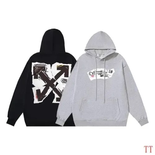 Replica Off-White Hoodies Long Sleeved For Unisex #1396304 $52.00 USD for Wholesale