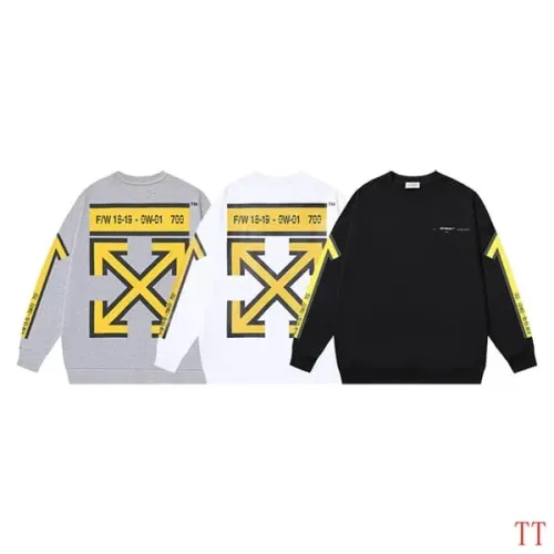 Replica Off-White Hoodies Long Sleeved For Unisex #1396322 $45.00 USD for Wholesale