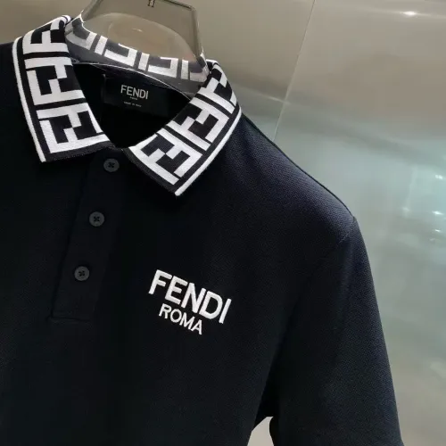 Replica Fendi T-Shirts Short Sleeved For Men #1396355 $42.00 USD for Wholesale