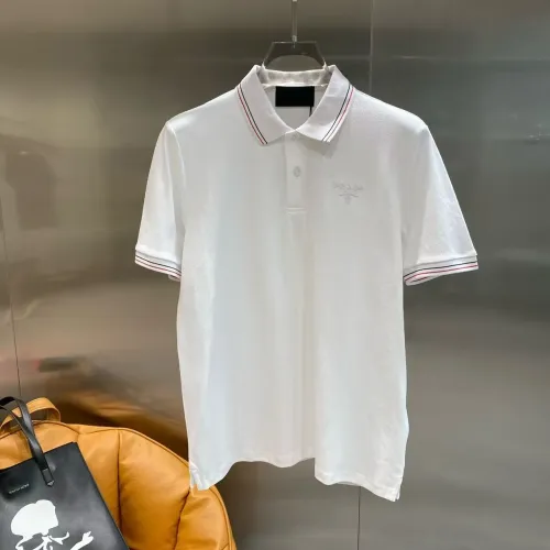 Prada T-Shirts Short Sleeved For Men #1396357 $42.00 USD, Wholesale Replica Prada T-Shirts
