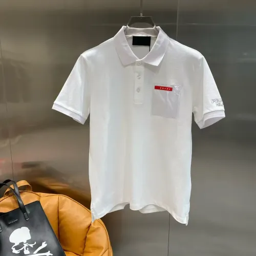 Prada T-Shirts Short Sleeved For Men #1396358 $42.00 USD, Wholesale Replica Prada T-Shirts