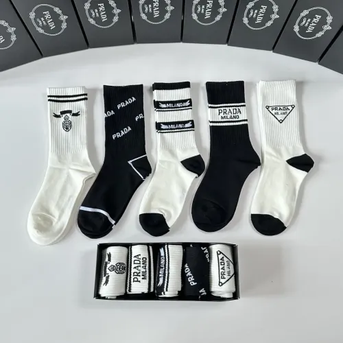 Prada Socks #1396394 $29.00 USD, Wholesale Replica Prada Socks