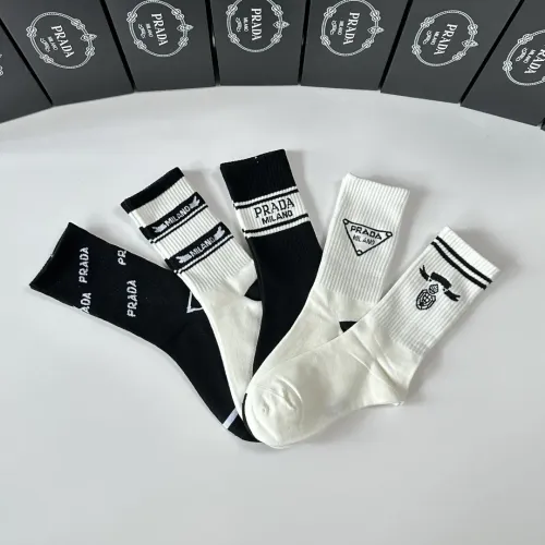 Replica Prada Socks #1396394 $29.00 USD for Wholesale