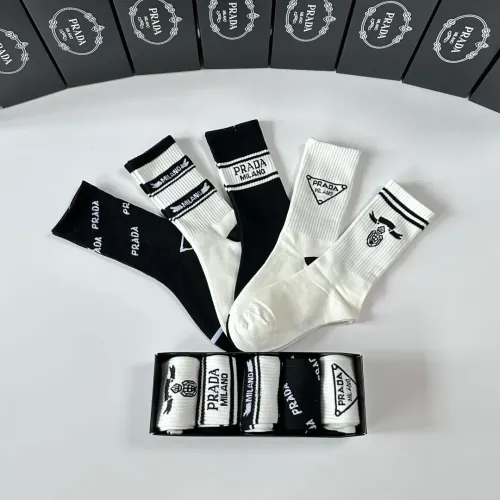Replica Prada Socks #1396394 $29.00 USD for Wholesale