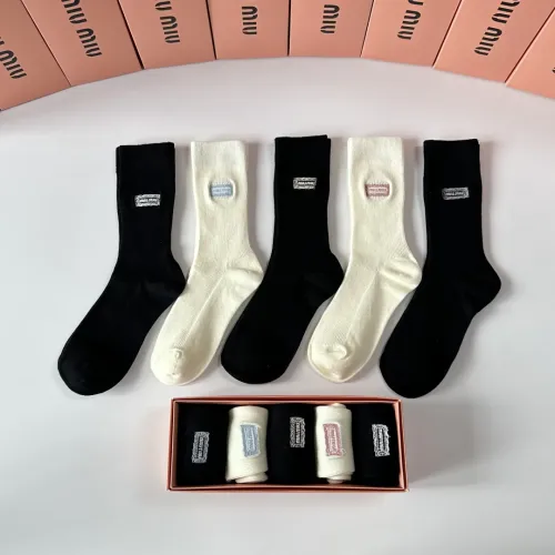 MIU MIU Socks #1396425 $29.00 USD, Wholesale Replica MIU MIU Socks