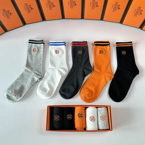 Hermes Socks #1396426 $32.00 USD, Wholesale Replica Hermes Socks