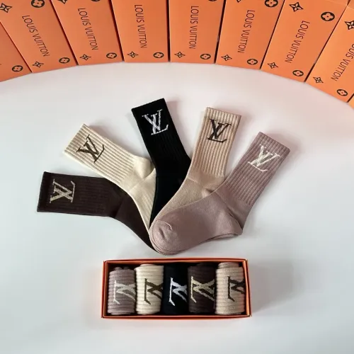 Replica Louis Vuitton LV Socks #1396437 $29.00 USD for Wholesale