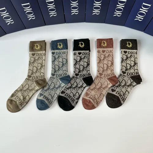Replica Christian Dior Socks #1396439 $29.00 USD for Wholesale