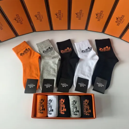 Hermes Socks #1396440 $27.00 USD, Wholesale Replica Hermes Socks