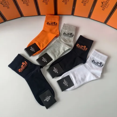 Replica Hermes Socks #1396440 $27.00 USD for Wholesale