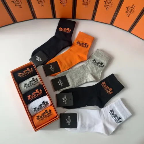 Replica Hermes Socks #1396440 $27.00 USD for Wholesale