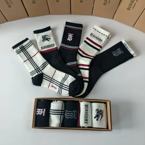 Replica Burberry Socks #1396443 $29.00 USD for Wholesale