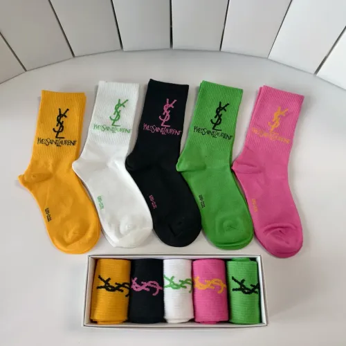 Yves Saint Laurent YSL Socks #1396458 $29.00 USD, Wholesale Replica Yves Saint Laurent YSL Socks